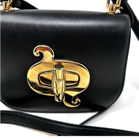 Prada City Calf Black Crossbody Bag - Picture 8 of 14